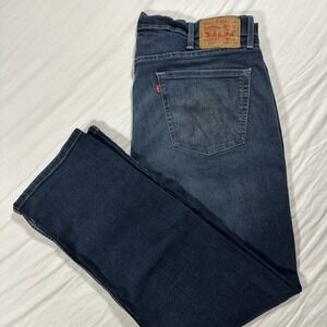Levi's 559 Jeans Mens 38x34 Relaxed Straight Blue Denim Dark Wash